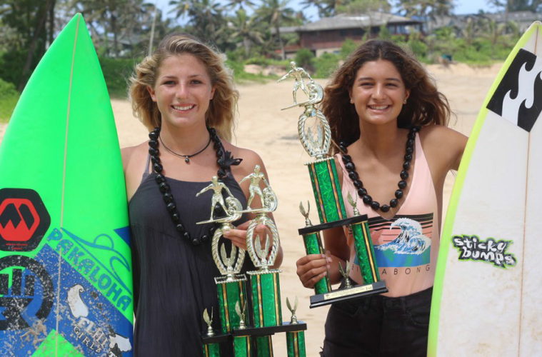 Pandra Sola Saal Ladki Sex Video - Local Surfers Luana Silva State Champ & Angelina Yossa Top Rated in the  State â€“ North Shore News
