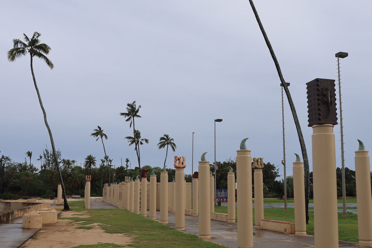 Wahi Pana: Hale’iwa Beach Park – A new art installation is transforming the historic pavilion at Hale’iwa Beach Park